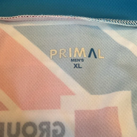 STP Mens 2016 Red and Teal Blue Cycling Jersey XL - Picture 4 of 7